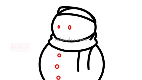 雪人怎么画简单好看