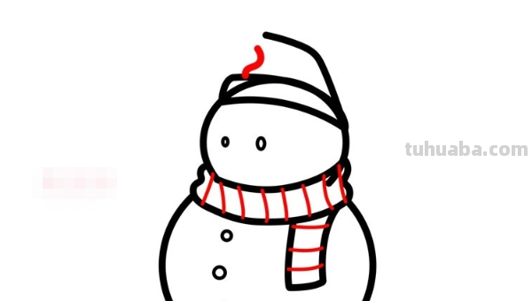 雪人怎么画简单好看