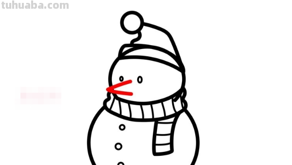 雪人怎么画简单好看