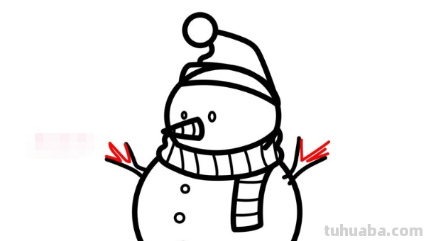 雪人怎么画简单好看