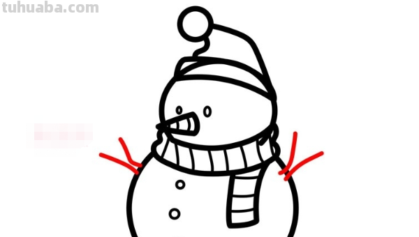 雪人怎么画简单好看
