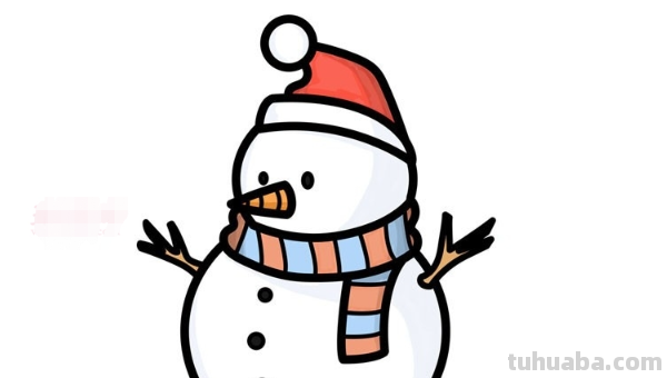 雪人怎么画简单好看