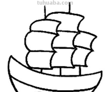 如何画帆船简笔画图片教程