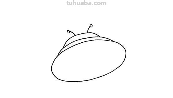 ufo简笔画怎么画 ufo简笔画怎么画图片