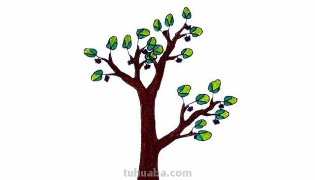 怎样画好看的大树 怎样画好看的大树图片