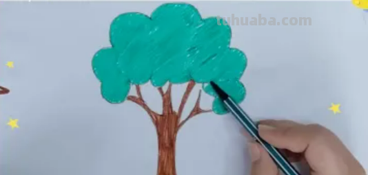 怎么画大树简单好看