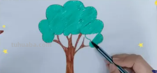 怎么画大树简单好看