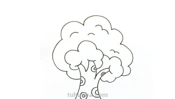 怎么画一棵漂亮又简单的大树
