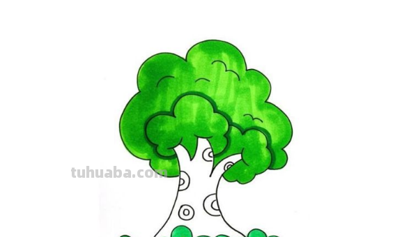 怎么画一棵漂亮又简单的大树