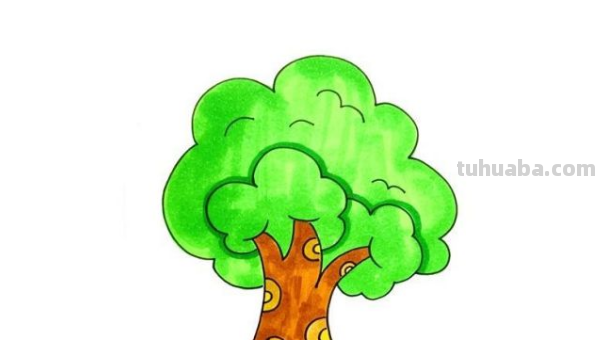 怎么画一棵漂亮又简单的大树