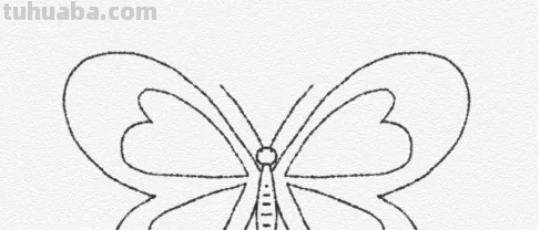 怎么画蝴蝶简笔画