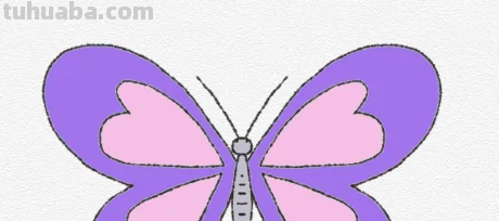 怎么画蝴蝶简笔画