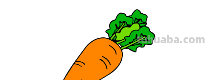 胡萝卜怎么画简笔画