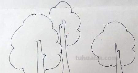 简笔画树怎么画 大树的简笔画怎么画？