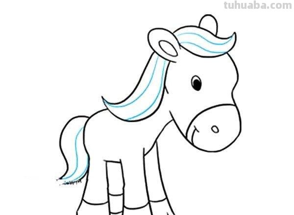 怎么画小马驹 怎么画小马驹简笔画
