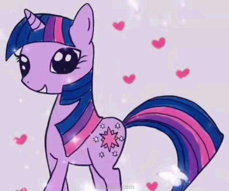 如何画小马紫悦 如何画小马紫悦