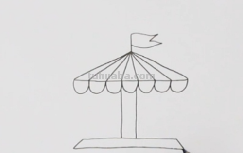 旋转木马怎么画 旋转木马怎么画