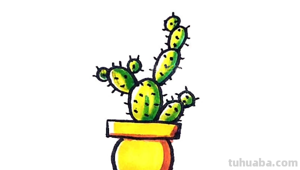 怎样画仙人掌简单又好看 怎样画仙人掌简单又好看