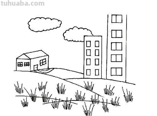 风景怎么画简笔画 如何简笔画田园风景？