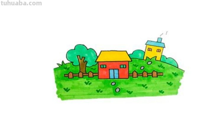 风景怎么画简笔画 如何简笔画田园风景? 风景怎么画简笔画 如何简笔画田园风景?