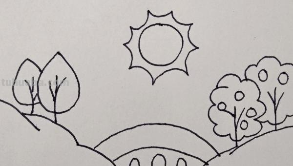 风景怎么画简笔画 如何简笔画田园风景? 风景怎么画简笔画 如何简笔画田园风景?