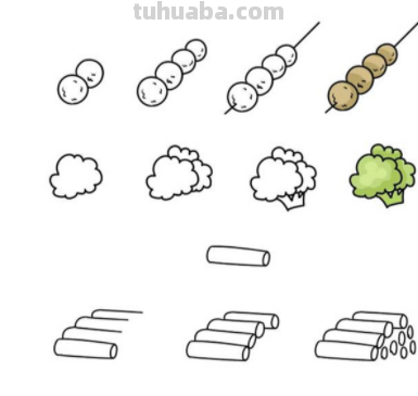 火锅怎么画简笔画 配菜 火锅怎么画简笔画 配菜