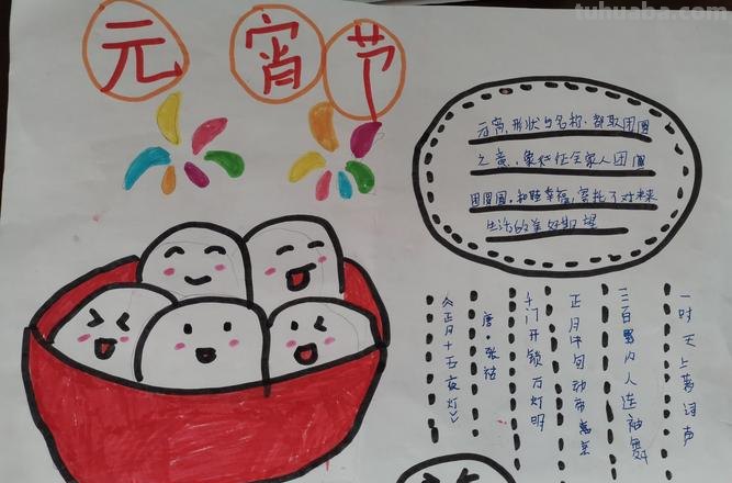 元宵节的手抄报怎么画眉毛 纸上画眉毛的步骤？