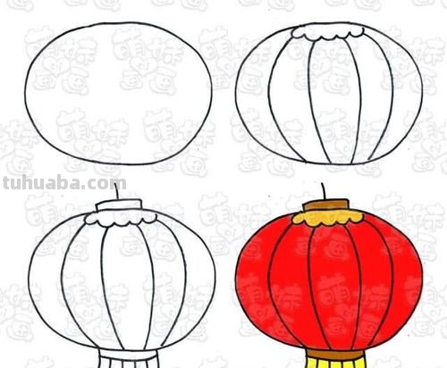 怎样画好看的灯笼 怎样画灯笼简单