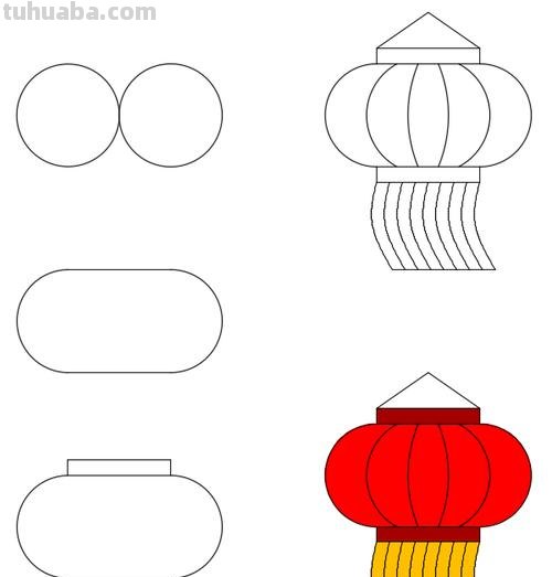 怎样画好看的灯笼 怎样画灯笼简单