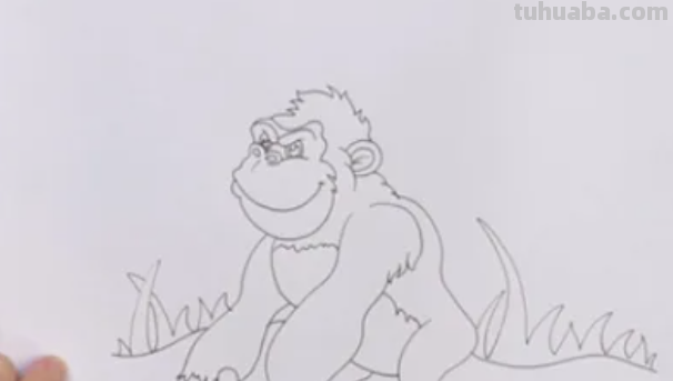 大猩猩怎么画简单又好看