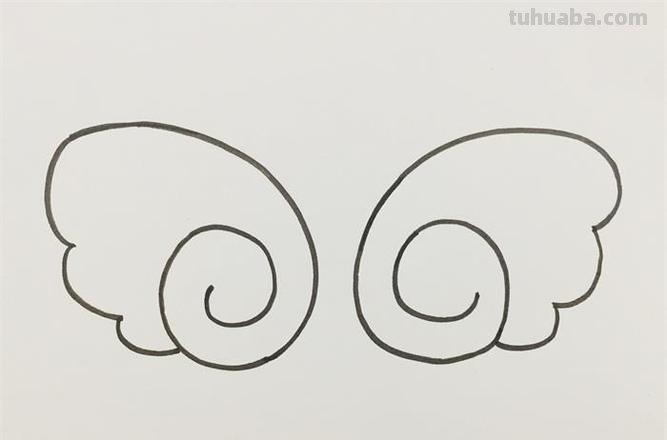 翅膀怎么画简笔画 翅膀,简笔画,步骤教程?