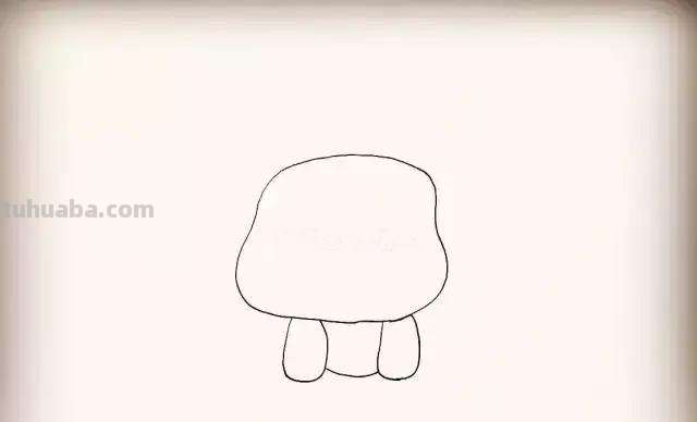 小狗简笔画，步骤齐全，一看就会