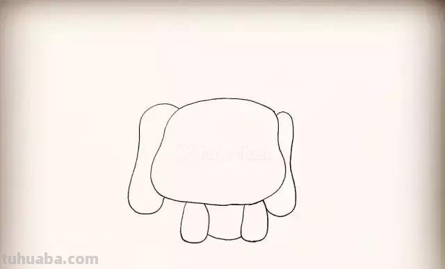 小狗简笔画，步骤齐全，一看就会