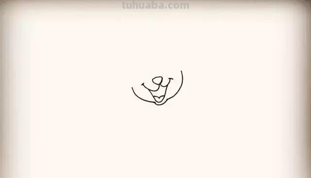 小狗简笔画，步骤齐全，一看就会