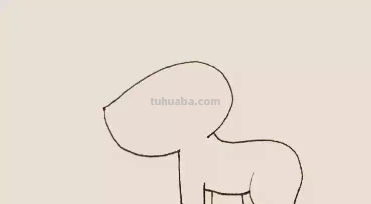 小狗简笔画，步骤齐全，一看就会