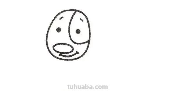 小狗简笔画，步骤齐全，一看就会