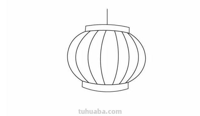 如何画灯笼简笔画 如何画灯笼简笔画越简单越好