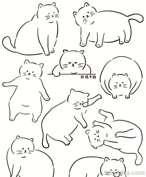猫咪简笔画怎么画 猫咪简笔画怎么画可爱