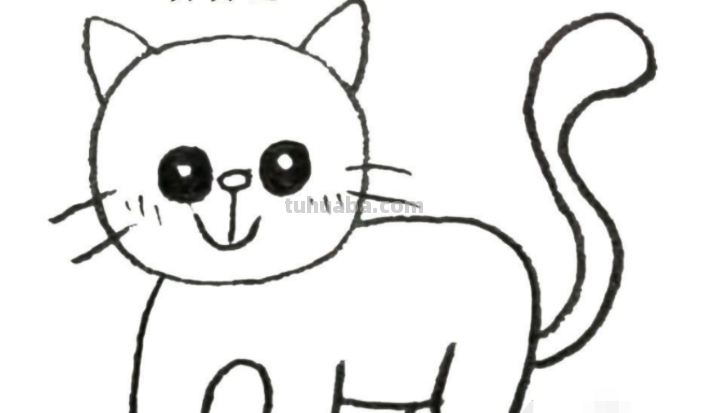 猫咪怎么画简笔画 猫咪怎么画简笔画