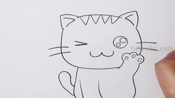 小猫怎么画简笔画 小猫怎么画简笔画