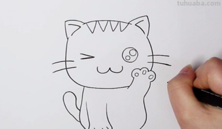 怎么画猫咪简笔画 怎么画猫咪简笔画