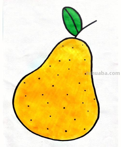 梨简笔画教程 梨简笔画教程图片