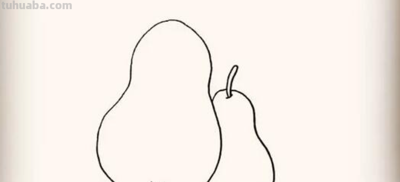 梨怎么画简笔画图片