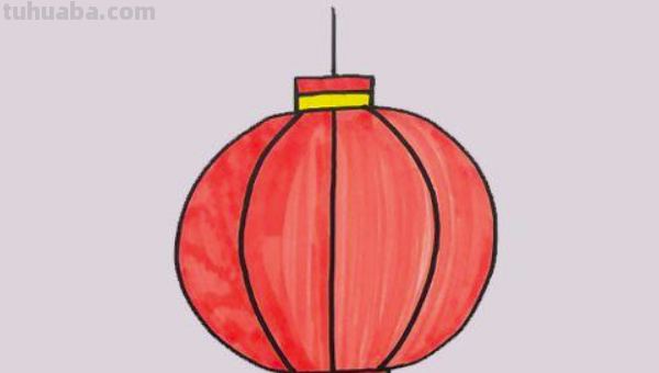 灯笼怎么画简笔画