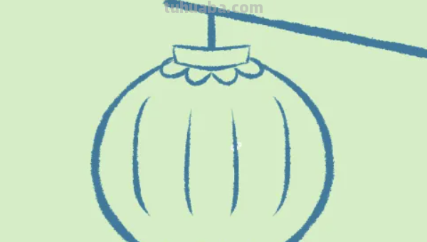 灯笼怎么画?