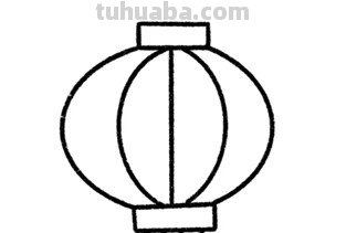 画个灯笼怎么画