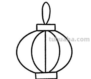 画个灯笼怎么画