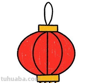画个灯笼怎么画