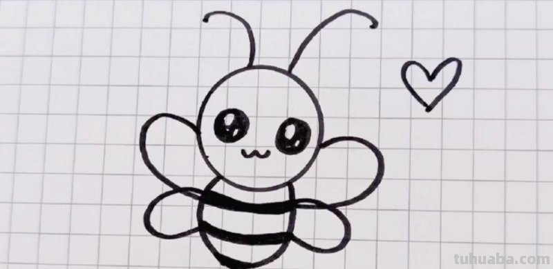 蜜蜂简笔画怎么画 画小密蜂最简单的方法？