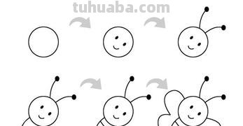 蜜蜂简笔画怎么画 画小密蜂最简单的方法？